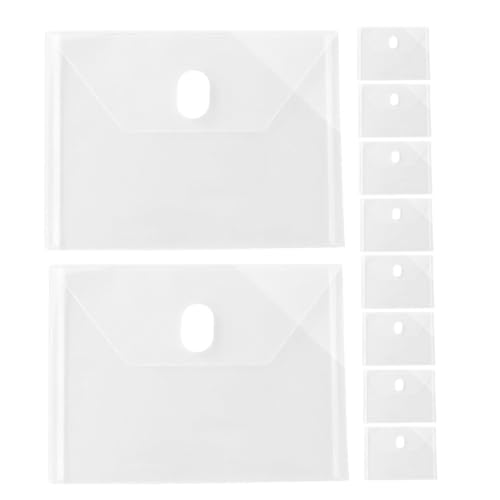 OSALADI 24 Stück Teiliges Transparente Wasserdichte Kunststoff Ordner mit Klettband Dokumenten Aufbewahrungstaschen für Büro und Zuhause Praktische Organizer für Kleine Papiere und Belege OSALADI 24 Stück Teiliges Transparente Wasserdichte Kunststoff Ordner mit Klettband Dokumenten Aufbewahrungstaschen für Büro und Zuhause Praktische Organizer für Kleine Papiere und Belege von OSALADI