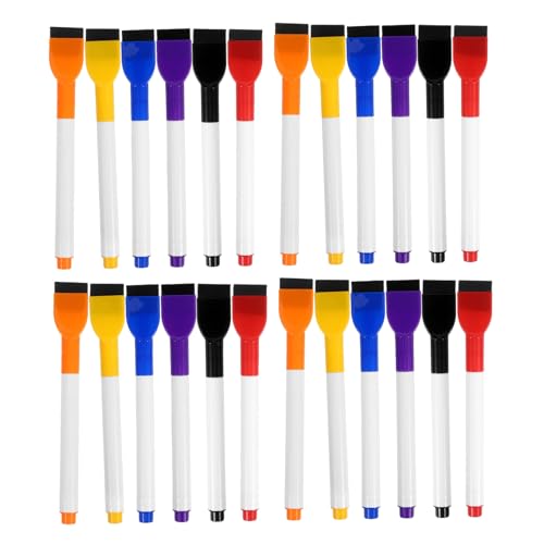 OSALADI 24 Stück Trockenlöschmarker Für Whiteboard Marker Trockenlöschmarker Trockenlöschstifte Löschbare Tafelstifte Trockenlöschstifte Malstifte OSALADI 24 Stück Trockenlöschmarker Für Whiteboard Marker Trockenlöschmarker Trockenlöschstifte Löschbare Tafelstifte Trockenlöschstifte Malstifte von OSALADI