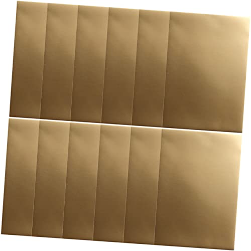 OSALADI 25 Blatt Goldmarmelade Falten Sammelalbum Zubehör für die Kartenherstellung Scrapbooking farbig origami papier selber machen Dekorative Karten das Papier Golden von OSALADI