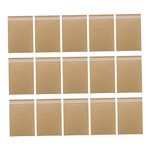 OSALADI 25 Stück Gepolsterte Versandtaschen aus Kraftpapier mit Selbstklebeverschluss für Sicheren Versand und Schutz Ihrer Produkte von OSALADI