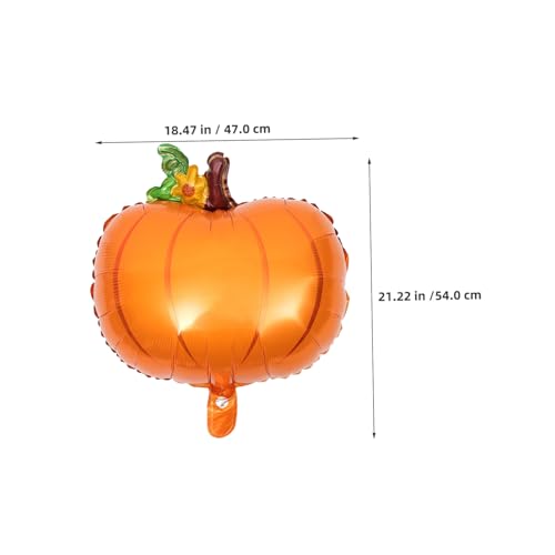 OSALADI 25 Stück Luftballons In Kürbisform Luftballons Mit Kürbismotiv Jackolantern Herbstballon In Kürbisform Thanksgiving Kürbis Dekorationen Aufblasbare von OSALADI