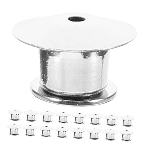 OSALADI 25 Stück Teiliges Metall Broschenverschluss Robustes Locking Pin Back Kompatibel mit Anstecknadeln Namensschildern und Schmuck Praktische Ersatzteile für Kleidung und Broschen OSALADI 25 Stück Teiliges Metall Broschenverschluss Robustes Locking Pin Back Kompatibel mit Anstecknadeln Namensschildern und Schmuck Praktische Ersatzteile für Kleidung und Broschen von OSALADI