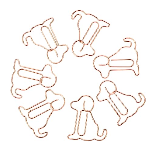 OSALADI 25Stücke Tierform Lesezeichen Clips Hund Büroklammern für Kreative Deko und Organisation Robustes Design für Schule und Büro von OSALADI