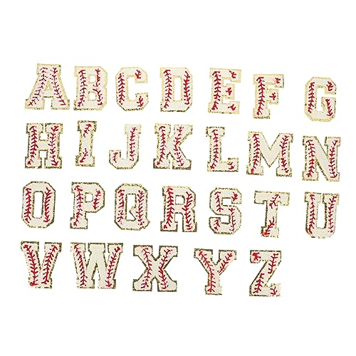 OSALADI 26 Stück Teiliges Besticktes Alphabet Bügelbild Patches Farbige Applikationen mit Goldrand Vielseitige Kleidung Reparatur Flicken für Jacken Jeans Taschen DIY Zubehör OSALADI 26 Stück Teiliges Besticktes Alphabet Bügelbild Patches Farbige Applikationen mit Goldrand Vielseitige Kleidung Reparatur Flicken für Jacken Jeans Taschen DIY Zubehör von OSALADI