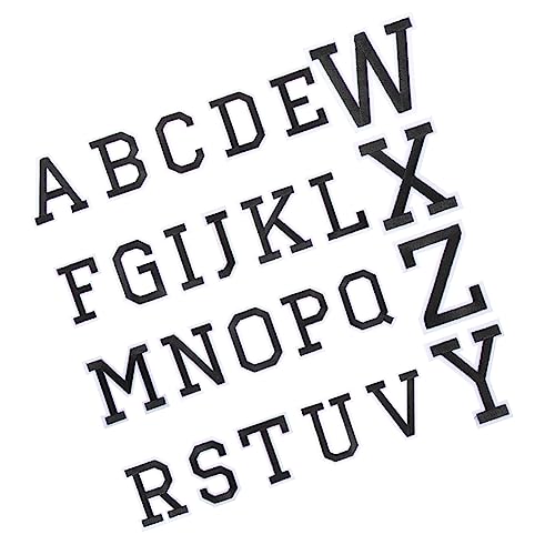 OSALADI 26 Stück Teiliges Bügelbild Buchstaben Aufnäher aus Strapazierfähigem Bestickte Große Buchstaben Patches zum Aufbügeln für Kleidung Taschen DIY Stoffdekoration OSALADI 26 Stück Teiliges Bügelbild Buchstaben Aufnäher aus Strapazierfähigem Bestickte Große Buchstaben Patches zum Aufbügeln für Kleidung Taschen DIY Stoffdekoration von OSALADI