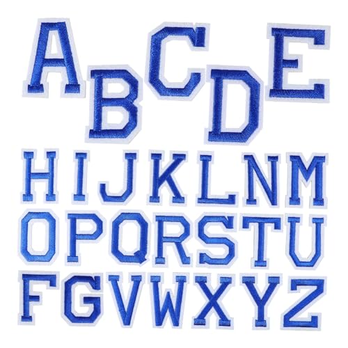 OSALADI 26 Stück Teiliges Bügelbild Buchstaben Patches aus Polyester Kante Bestickte Aufnäher zum Aufbügeln und Annähen für Kleidung Jeans Taschen Rucksäcke Mützen DIY Textil Deko und OSALADI 26 Stück Teiliges Bügelbild Buchstaben Patches aus Polyester Kante Bestickte Aufnäher zum Aufbügeln und Annähen für Kleidung Jeans Taschen Rucksäcke Mützen DIY Textil Deko und von OSALADI