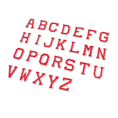 OSALADI 26Stücke Englische Aufkleber Patch Schwarze und Weiße Klebeflecken Bestickte DIY Applikationen für Kleidung Hüte und Jeans für Projekte OSALADI 26Stücke Englische Aufkleber Patch Schwarze und Weiße Klebeflecken Bestickte DIY Applikationen für Kleidung Hüte und Jeans für Projekte von OSALADI