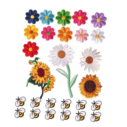 OSALADI 27Stücke Teiliges Bienen und Patches zum Aufbügeln Flicken für Kleidung Taschen Hüte Jeans und Jacken Einfache Anwendung für DIY Projekte Stilvolle OSALADI 27Stücke Teiliges Bienen und Patches zum Aufbügeln Flicken für Kleidung Taschen Hüte Jeans und Jacken Einfache Anwendung für DIY Projekte Stilvolle von OSALADI