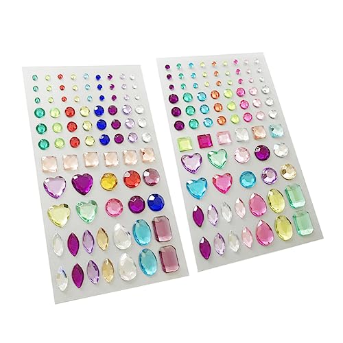 OSALADI 2Blätter Selbstklebende Acryl Edelstein Aufkleber für DIY Telefon Basteln Kristall Strass Perlen Verschiedenen Farben und Formen für Scrapbooking und Dekoration OSALADI 2Blätter Selbstklebende Acryl Edelstein Aufkleber für DIY Telefon Basteln Kristall Strass Perlen Verschiedenen Farben und Formen für Scrapbooking und Dekoration von OSALADI