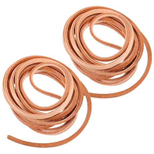 OSALADI 2Packungen Pack Rindsseil Hochwertige Geflochtene Seilschnur für DIY Armbänder für Schmuckherstellung und Projekte Langlebig und Hautfreundlich von OSALADI