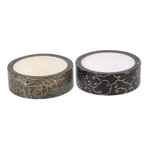 OSALADI 2Rollen DIY Stamping Washi Tape Dekoratives Klebeband für Scrapbooking Journal Supplies Bastelprojekte Blattmuster OSALADI 2Rollen DIY Stamping Washi Tape Dekoratives Klebeband für Scrapbooking Journal Supplies Bastelprojekte Blattmuster von OSALADI