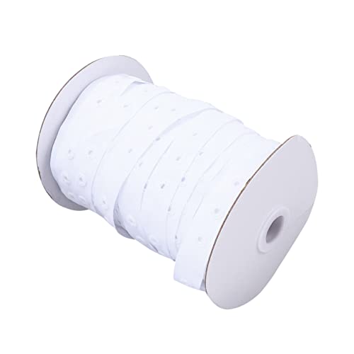OSALADI 2Rollen Schnappergürtel Druckknopf Gürtelband Weiß für Vorhänge und Bettwäsche Unterschnalle und Weiblicher Schnalle Einfach zu Verwenden für DIY Projekte OSALADI 2Rollen Schnappergürtel Druckknopf Gürtelband Weiß für Vorhänge und Bettwäsche Unterschnalle und Weiblicher Schnalle Einfach zu Verwenden für DIY Projekte von OSALADI