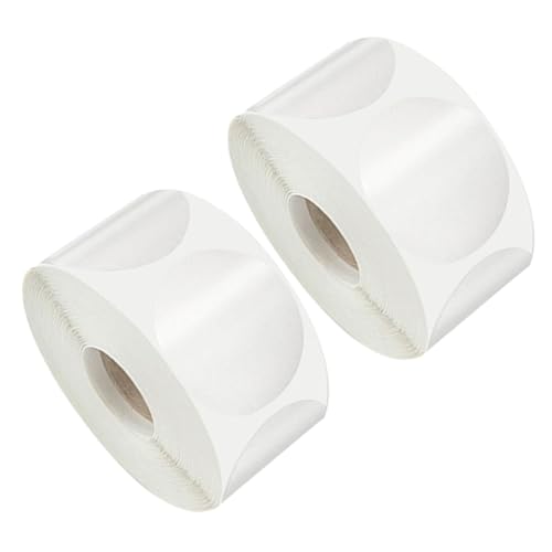 OSALADI 2Rollen Transparente Etiketten für Geschenkverpackungen Selbstklebende Aufkleber aus Pet Aufkleber pro für DIY Projekte Kennzeichnung Büro von OSALADI