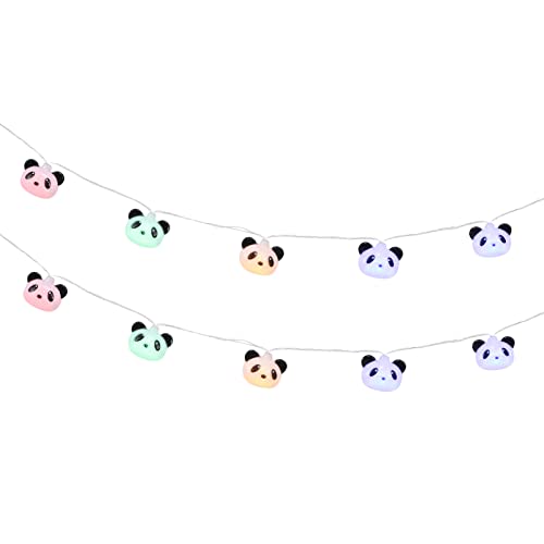 OSALADI 2 Sätze Riesen-panda-lichterketten Panda Lichterketten Dekoration Für Zuhause Led-licht-anhänger Baum Hängende Lichter Gartendeko Licht Panda-lampe Plastik Hängelampe Drinnen von OSALADI