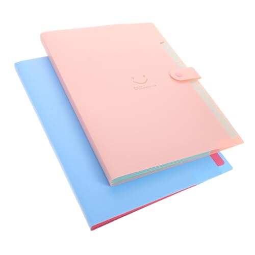 OSALADI 2Stücke Aktenordner mit Mehrschichtigem Design Farbenfrohe Dokumentenmappe für Effiziente Organisation im Büro Schule und Zuhause Leicht zu Reinigen und Langlebig OSALADI 2Stücke Aktenordner mit Mehrschichtigem Design Farbenfrohe Dokumentenmappe für Effiziente Organisation im Büro Schule und Zuhause Leicht zu Reinigen und Langlebig von OSALADI