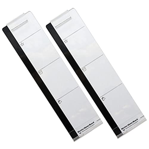 OSALADI 2Stücke Klarer Memo Board für Computerbildschirm Haftnotizen für Bildschirmseite Erinnerungen und Notizen Fürs Büro und Home Office von OSALADI