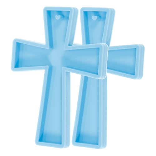 OSALADI 2Stücke Silikonformen für DIY Schlüsselanhänger Kreuzförmig Elastisch für Einfaches Ausgießen mit Epoxidharz für Dekorationen und OSALADI 2Stücke Silikonformen für DIY Schlüsselanhänger Kreuzförmig Elastisch für Einfaches Ausgießen mit Epoxidharz für Dekorationen und von OSALADI