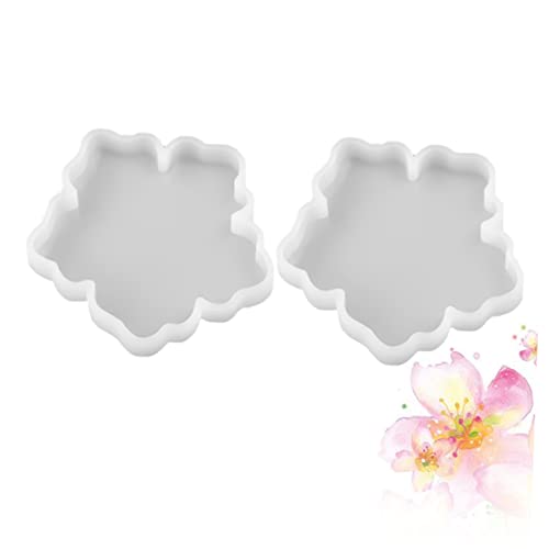 OSALADI 2Stücke Silikonformen für DIY Untersetzer Epoxidharz Gießform für Basis für Tischdeko Hitzebeständig und Langlebig OSALADI 2Stücke Silikonformen für DIY Untersetzer Epoxidharz Gießform für Basis für Tischdeko Hitzebeständig und Langlebig von OSALADI