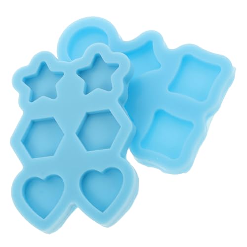 OSALADI 2Stücke Silikonformen für Schmuckherstellung Herz Stern und DIY Ohrring Gießformen für Epoxidharz Tragbar und Anfängerfreundlich OSALADI 2Stücke Silikonformen für Schmuckherstellung Herz Stern und DIY Ohrring Gießformen für Epoxidharz Tragbar und Anfängerfreundlich von OSALADI
