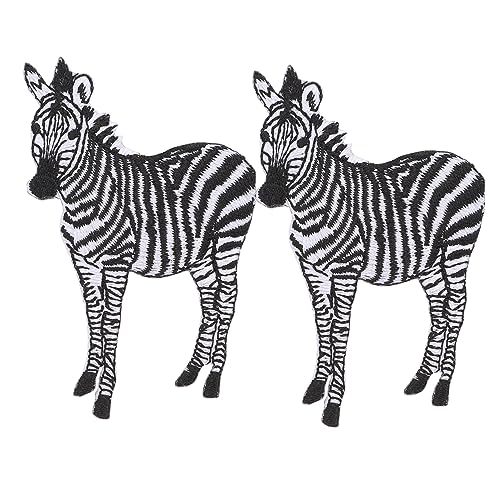 OSALADI 2Stücke Tieraufnäher für Kleidung Gestickte Patches mit Zebra zum Aufbügeln oder Aufnähen Vielseitige Stoffzubehör für Mode und DIY Projekte OSALADI 2Stücke Tieraufnäher für Kleidung Gestickte Patches mit Zebra zum Aufbügeln oder Aufnähen Vielseitige Stoffzubehör für Mode und DIY Projekte von OSALADI