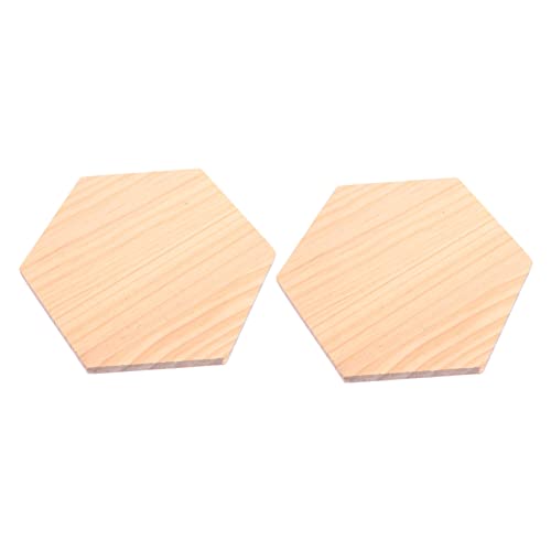 OSALADI 2Stücke Unbehandelte Holzplatten im Hexagon Design Kantenlänge zum Bemalen und Basteln DIY Holztafel für Kunstprojekte und Heimwerkerarbeiten OSALADI 2Stücke Unbehandelte Holzplatten im Hexagon Design Kantenlänge zum Bemalen und Basteln DIY Holztafel für Kunstprojekte und Heimwerkerarbeiten von OSALADI