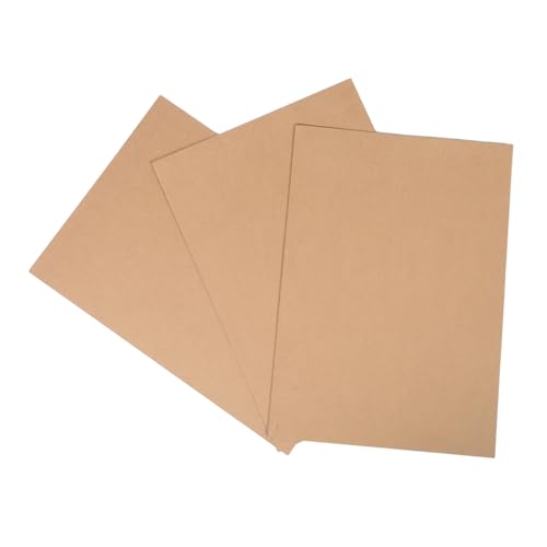 OSALADI 3 Blätter Kraft Cardstock Dickes Braunes Bastelpapier Vintage Karton für Scrapbooking Einladungen Geschenksverpackung und DIY Etiketten OSALADI 3 Blätter Kraft Cardstock Dickes Braunes Bastelpapier Vintage Karton für Scrapbooking Einladungen Geschenksverpackung und DIY Etiketten von OSALADI