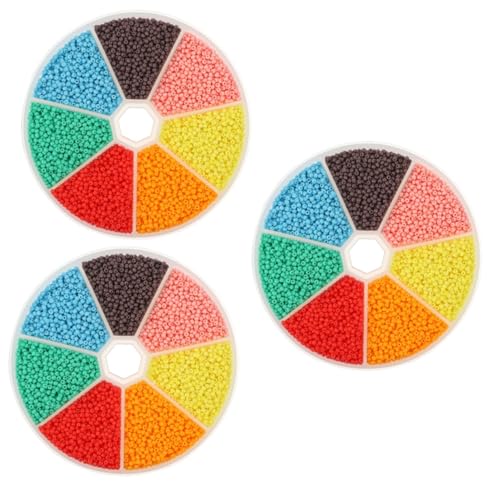 OSALADI 3 Boxen Buntglasperlen Schmuckperlen Basteln Sie DIY-Perlen Bastelperlen für die Schmuckherstellung zarte Glasperlen Perlen basteln Perlen zur Schmuckherstellung OSALADI 3 Boxen Buntglasperlen Schmuckperlen Basteln Sie DIY-Perlen Bastelperlen für die Schmuckherstellung zarte Glasperlen Perlen basteln Perlen zur Schmuckherstellung von OSALADI