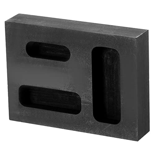 OSALADI 3 Drei-Loch-Graphitform Schmuck Gussform Weg Graphitformtiegel Graphitformen Form zum Gießen Gusswerkzeug für Graphitkokillen Graphit Crucible Form Graphittiegel für Silber Schwarz von OSALADI