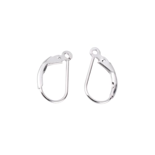OSALADI 3 Paare Französische Ohrhaken aus Metall Ovaler Draht Ohrclips Handmade Schmuckzubehör DIY Ohrring Verschluss Silber für Damen Ohrringherstellung und Bastelbedarf OSALADI 3 Paare Französische Ohrhaken aus Metall Ovaler Draht Ohrclips Handmade Schmuckzubehör DIY Ohrring Verschluss Silber für Damen Ohrringherstellung und Bastelbedarf von OSALADI