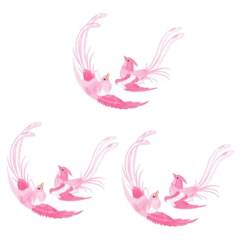 OSALADI 3 Paare Vogel Aufnäher zum Aufbügeln Symmetrische Bestickte Patches für Kleidung Diy Projekte Heimdekoration in Einzigartigem Design OSALADI 3 Paare Vogel Aufnäher zum Aufbügeln Symmetrische Bestickte Patches für Kleidung Diy Projekte Heimdekoration in Einzigartigem Design von OSALADI