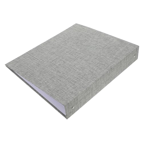OSALADI 3 Ringbuch Ordner Mit Taschen Organizer Zur Aufbewahrung Von Wäsche Großes Fotoalbum Halber Zoll-ordner Großes Sammelalbum Metallbinder Ordner Mit Ärmeln Süßer Ordner Stoff Grey OSALADI 3 Ringbuch Ordner Mit Taschen Organizer Zur Aufbewahrung Von Wäsche Großes Fotoalbum Halber Zoll-ordner Großes Sammelalbum Metallbinder Ordner Mit Ärmeln Süßer Ordner Stoff Grey von OSALADI