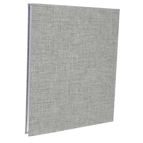 OSALADI 3 Ringbuch bürobedarf schulordner dokumentenordner aktenordner büroausstattung Organizer zur Aufbewahrung von Wäsche Schrottbücher Wäscheschrank großes Sammelalbum Stoff Grey von OSALADI