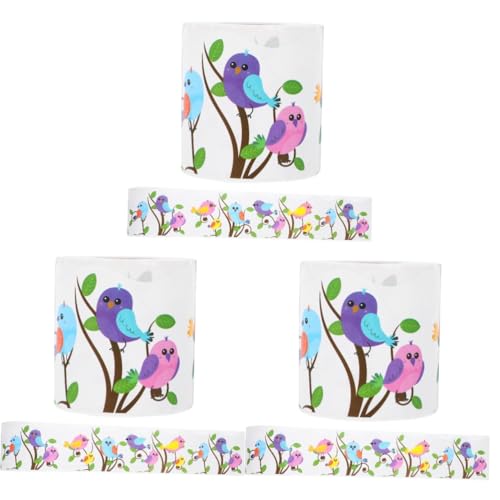 OSALADI 3 Rollen Dekorative Aufkleber Entzückender Grenzaufkleber Bulletin Board Decoration Sticker Entfernbarer Randaufkleber Sammelalbum Liefert Bulletin-randaufkleber Pvc Selbstklebend von OSALADI