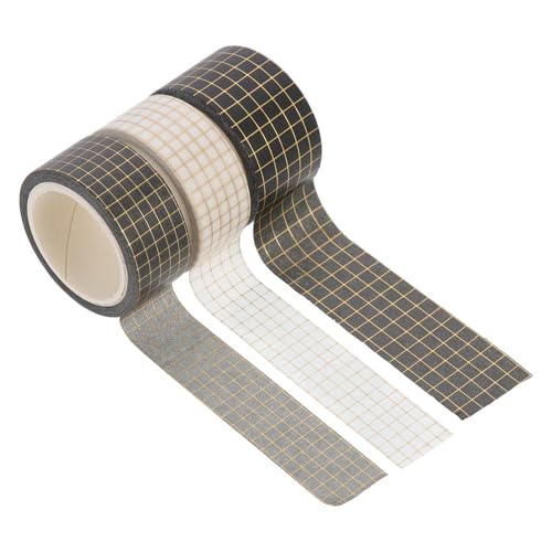OSALADI 3 Rollen Dekorative Hand Account Tapes Goldfolie Scrapbook Klebeband für DIY Tagebücher und Bastelprojekte für Notizbücher und Geschenktüten OSALADI 3 Rollen Dekorative Hand Account Tapes Goldfolie Scrapbook Klebeband für DIY Tagebücher und Bastelprojekte für Notizbücher und Geschenktüten von OSALADI