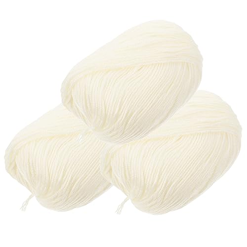 OSALADI 3 Rollen Praktische Baumwollgarne Tragbare Häkeln Garne für Diy Handwerk für Kleidung Dekoration Accessoires und Mehr Baumwolle OSALADI 3 Rollen Praktische Baumwollgarne Tragbare Häkeln Garne für Diy Handwerk für Kleidung Dekoration Accessoires und Mehr Baumwolle von OSALADI