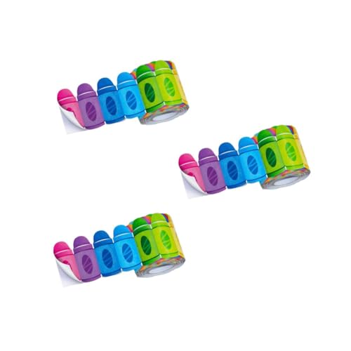 OSALADI 3 Rollen Randaufkleber Mit Buntstift Vinyl Lehrreich Kindergarten Schule Grenzaufkleber Klassenzimmer Abziehbilder Aufkleber Aus Beschichtetem Papier OSALADI 3 Rollen Randaufkleber Mit Buntstift Vinyl Lehrreich Kindergarten Schule Grenzaufkleber Klassenzimmer Abziehbilder Aufkleber Aus Beschichtetem Papier von OSALADI