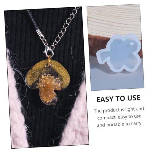 OSALADI 3 STÜCKE Teiliges Silikon DIY schmuckform Pilz Kleeblatt und Wolke Flexible Langlebige Gießform für Epoxidharz Wiederverwendbar und Einfach zu Reinigen für DIY anhänger und OSALADI 3 STÜCKE Teiliges Silikon DIY schmuckform Pilz Kleeblatt und Wolke Flexible Langlebige Gießform für Epoxidharz Wiederverwendbar und Einfach zu Reinigen für DIY anhänger und von OSALADI