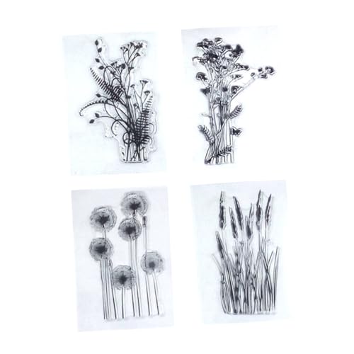 OSALADI 3 STÜCKE Teiliges Transparentes Silikon stempelset mit Pflanzenmotiven Wiederverwendbare Pvc klarsichtstempel für DIY Scrapbooking Fotoalbum Tagebuch und Kartengestaltung OSALADI 3 STÜCKE Teiliges Transparentes Silikon stempelset mit Pflanzenmotiven Wiederverwendbare Pvc klarsichtstempel für DIY Scrapbooking Fotoalbum Tagebuch und Kartengestaltung von OSALADI
