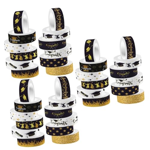 OSALADI 3 Sätze Abschluss-washi-tape Klebeband Für Scrapbooking Abschlussband Farbig Dekoration Papierklebeband Klebeband Für Die Schule Band Für Journaling Flüsterpapier 12 Rollen * 3 OSALADI 3 Sätze Abschluss-washi-tape Klebeband Für Scrapbooking Abschlussband Farbig Dekoration Papierklebeband Klebeband Für Die Schule Band Für Journaling Flüsterpapier 12 Rollen * 3 von OSALADI