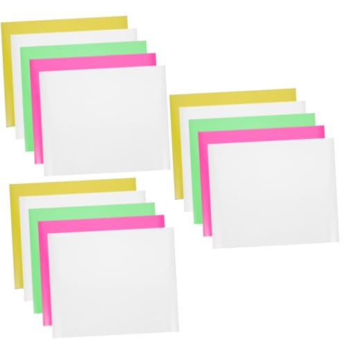 OSALADI 3 Sätze Beschriftungsfolie Vinyl Für T-shirt Wärmeübertragungsvinyl Für Zuhause Leuchten in Dunklem Vinyl Transferfolie Zum Selber Basteln Wärmeübertragungsfolie Pvc 5 Stücke * 3 OSALADI 3 Sätze Beschriftungsfolie Vinyl Für T-shirt Wärmeübertragungsvinyl Für Zuhause Leuchten in Dunklem Vinyl Transferfolie Zum Selber Basteln Wärmeübertragungsfolie Pvc 5 Stücke * 3 von OSALADI