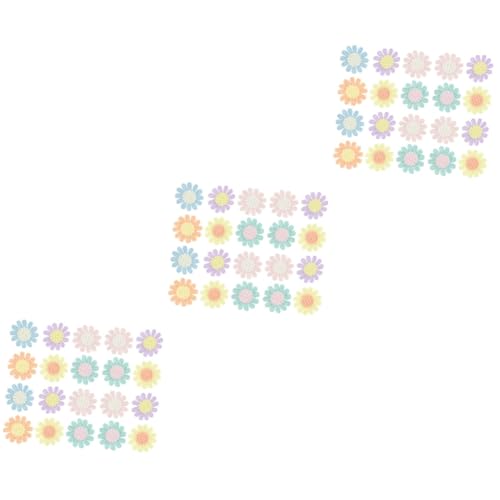 OSALADI 3 Sätze Blumen Patches Delicate Applikationen Für Diy Kleidung Aufbügeln Und Aufnähen Zur Dekoration Von Kleidung Taschen Und Handwerken Zufällige 20 Stück * 3 von OSALADI