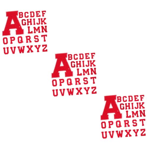 OSALADI 3 Sätze Buchstaben Stickerei Logo Verschiedene Aufnäher Chenille Buchstaben Aufnäher Für Kleidung Jacke Hut Kleidung Dekorativ Hat Mantel Kleidung Für 26 Stück * 3 OSALADI 3 Sätze Buchstaben Stickerei Logo Verschiedene Aufnäher Chenille Buchstaben Aufnäher Für Kleidung Jacke Hut Kleidung Dekorativ Hat Mantel Kleidung Für 26 Stück * 3 von OSALADI