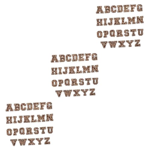 OSALADI 3 Sätze Buchstaben-patch Flicken Für Bekleidung Flickenbuchstaben Aufbügeln Kleine Flecken Buchstabenpatches Kleben Patch-briefe Flanell Light Brown 26 Stücke * 3 OSALADI 3 Sätze Buchstaben-patch Flicken Für Bekleidung Flickenbuchstaben Aufbügeln Kleine Flecken Buchstabenpatches Kleben Patch-briefe Flanell Light Brown 26 Stücke * 3 von OSALADI