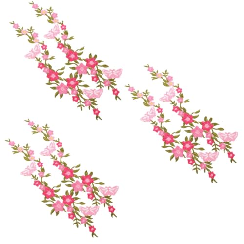OSALADI 3 Sätze Bügelembroiderte Blumen Und Schmetterlingspatches Für Diy Dekoration Und Reparatur Von Kleidung Taschen Und Langlebig Und Hautfreundlich 2 Stück * 3 OSALADI 3 Sätze Bügelembroiderte Blumen Und Schmetterlingspatches Für Diy Dekoration Und Reparatur Von Kleidung Taschen Und Langlebig Und Hautfreundlich 2 Stück * 3 von OSALADI
