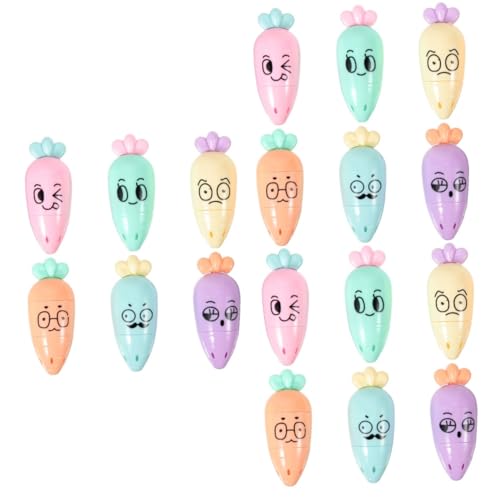 OSALADI 3 Sätze Cartoon-textmarker Markierungen Notizen-marker Schreibwaren Schule Textmarker Marker Klassenzimmer Pastell-textmarker Süße Stifte Mini Plastik 6 Stücke * 3 von OSALADI