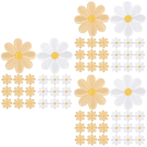 OSALADI 3 Sätze Daisy Aufnäher Bestickte Blumenapplikationen Zum Aufbügeln Für Kleidung Rucksäcke Hüte Und Schuhe Gelb Und Weiß Für Diy Dekoration 20 Stück * 3 OSALADI 3 Sätze Daisy Aufnäher Bestickte Blumenapplikationen Zum Aufbügeln Für Kleidung Rucksäcke Hüte Und Schuhe Gelb Und Weiß Für Diy Dekoration 20 Stück * 3 von OSALADI