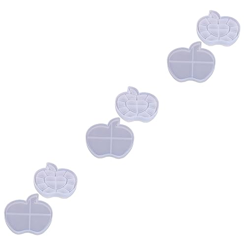 OSALADI 3 Sätze Diy Aufbewahrungsbox Silikonform Set Apfel Form mit Deckel Geeignet für Epoxidharz Kreative Geschenkboxen für Schmuck und Diy Projekte Einfach zu Reinigen Entformen OSALADI 3 Sätze Diy Aufbewahrungsbox Silikonform Set Apfel Form mit Deckel Geeignet für Epoxidharz Kreative Geschenkboxen für Schmuck und Diy Projekte Einfach zu Reinigen Entformen von OSALADI