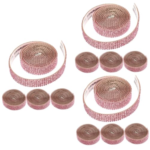OSALADI 3 Sätze Diy Decorative Diamond Aufkleber Braut Reiz Hochzeit Kleid Zubehör Dekorationen Und Trimmen Gürtel Für Strasssteine Rosy 4 Rollen * 3 OSALADI 3 Sätze Diy Decorative Diamond Aufkleber Braut Reiz Hochzeit Kleid Zubehör Dekorationen Und Trimmen Gürtel Für Strasssteine Rosy 4 Rollen * 3 von OSALADI