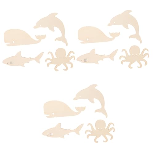 OSALADI 3 Sätze Diy Holzschnittformen Unbemalt Holzscheiben Tierformen Holzfiguren Für Bastelarbeiten Tischdeko Und Unvollendete Holz Animal Cutouts 24 Stück * 3 OSALADI 3 Sätze Diy Holzschnittformen Unbemalt Holzscheiben Tierformen Holzfiguren Für Bastelarbeiten Tischdeko Und Unvollendete Holz Animal Cutouts 24 Stück * 3 von OSALADI