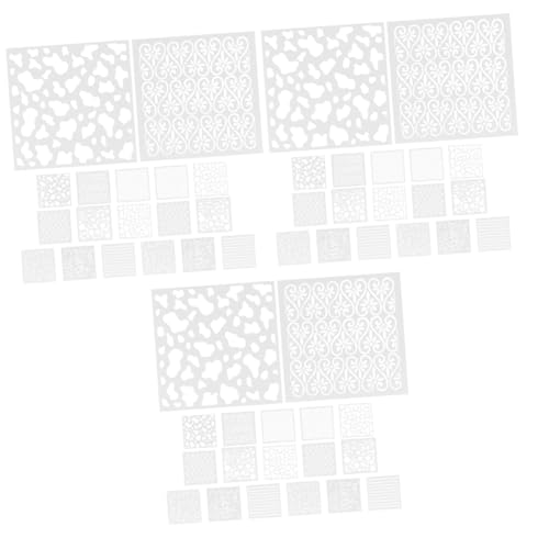 OSALADI 3 Sätze Doodle-zeichnungsvorlage Bausatz Schablonen Vorlage Wandschablonen Malschablonen Kunsthandwerk Schablonen Zum Zeichnen Schablone Für Handwerk Das Haustier Weiß 18 Stück * 3 OSALADI 3 Sätze Doodle-zeichnungsvorlage Bausatz Schablonen Vorlage Wandschablonen Malschablonen Kunsthandwerk Schablonen Zum Zeichnen Schablone Für Handwerk Das Haustier Weiß 18 Stück * 3 von OSALADI